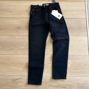 Black Levi wedgie jeans